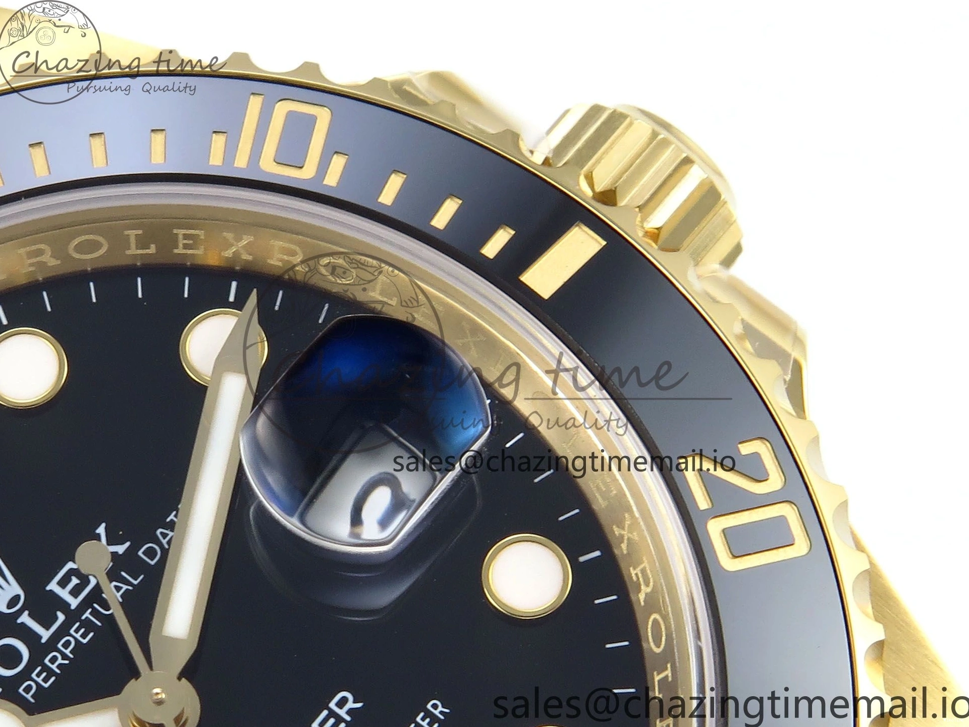MiroTime 0317 Submariner 41mm 126618 LN THBF 904L Black Ceramic 1:1 Best Edition on YG Bracelet SH UrbanChic 334